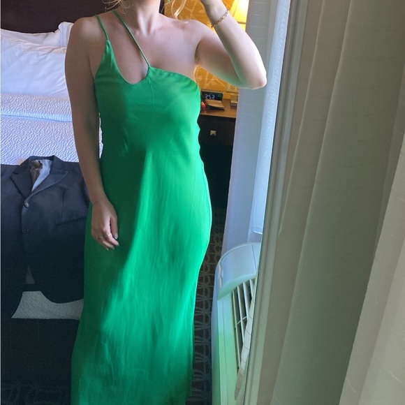 MANGO Strappy One Shoulder Dress - Picture 2 of 3